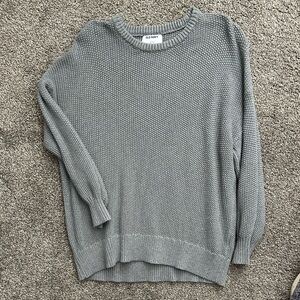 Old Navy Heather Gray Knit Sweater